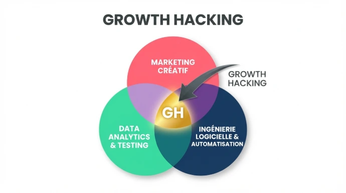 Schéma explicatif du growth hacking